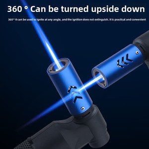 Encendedor de antorcha de metal pequeño moderno para pulverización de llama a alta temperatura 2026 al por mayor, encendedor de chorro para exteriores, encendedor de soldadura para barbacoa, a prueba de viento - Product Image 5