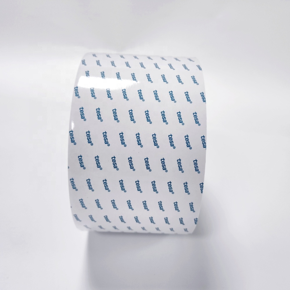 Tesa 60975 Translucent Double-sided Self-adhesive Tape Consisting of a Non-woven Backing and a Tackified Acrylic Adhesive.