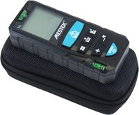 Étui de transport rigide en EVA noir d'usine OEM avec sangle élastique et poche en filet pour télémètre laser