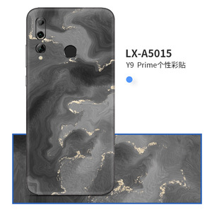 For Huawei Y9 Prime Marble Back <b>Film</b> TPU PC Anti Fingerprint Full Cover Skin LX A5015 - Product Image 1