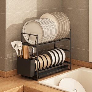 Modern Stainless Steel <b>Kitchen</b> <b>Racks</b> Dish Storage Narrow Sink Drain Small Dish <b>Racks</b> Chopsticks Drain Sink - Product Image 4