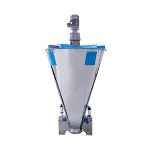 Chemical Dry Powder Mixer Conical Screw Mixer Industrial Vertical Spiral Nauta Mixer With Load Cell
