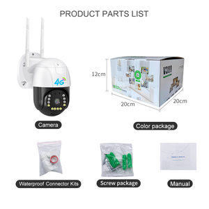 Cámara de Seguridad PTZ Infrarroja con Seguimiento Automático V380 4G de Visión Nocturna, Gran Venta, para Seguridad de Patio Trasero - Product Image 3