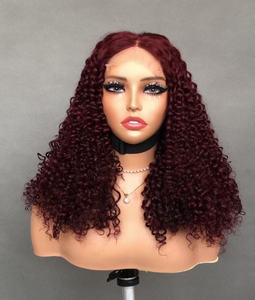 Rambut asli Vietnam mentah 5*5 Jerry <span class=keywords><strong>Curl</strong></span> <span class=keywords><strong>Wig</strong></span> - Product Image 3