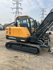 Nouvelle mini-excavatrice sur chenilles coréenne HX60 PRO 6 tonnes, durable pour applications municipales/de jardin, avec cisaille à arbres, pièces en promotion - Product Image 5