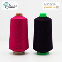 Fil élastique en nylon DTY teint à la main pour vêtements de yoga, antibactérien