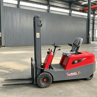 Nouveau chariot élévateur électrique mini de 1,5 tonne, 2 tonnes, contrepoids, 3 roues, avec moteur à roulement, chariot élévateur électrique personnalisé