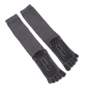 Custom <b>Long</b> Yoga Socks Anti-<b>slip</b> Professional Women's Wholesale Pilates Socks Five-finger Socks - Product Image 6