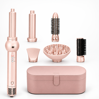 Sèche-cheveux et styler 6-en-1, brosse à air chaud avec moteur sans balais et accessoires de coiffage