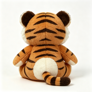 Peluche tigre rayé orange adorable et personnalisée pour les enfants, pour l'heure du coucher - Product Image 3