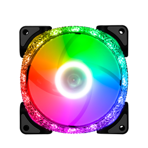 Lovingcool Cheaper Computer Cooling Fan RGB LED <strong>Case</strong> Fan RGB Cooling Fan 120mm with RF Remote Control - Product Image 3