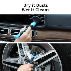 3 Stks/set Detaillering Borstelset Auto Schoonmaken Auto Detail Gereedschap Wiel Dashboard Rubber Handvat Schoonmaken Borstel Carwash Apparatuur - Product Image 5