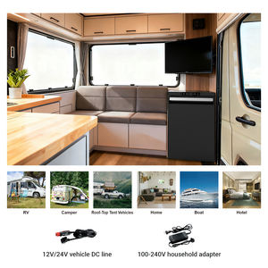 Réfrigérateur à compresseur double zone pour maison mobile 12V 24V pour le <span class=keywords><strong>camping</strong></span> en plein air, les voyages tout-terrain et les véhicules récréatifs - Product Image 4