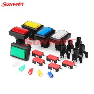 Interrupteur à bouton rectangulaire universel 50*32mm pour machines de jeu et d'arcade, pour flipper, jeux de boxe et jeux à monnayeur - Product Image 4