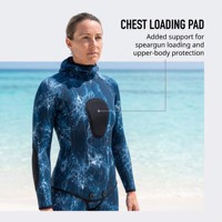 Combinaison de plongée en néoprène 3 mm, deux pièces, à cellules ouvertes, imperméable, coupe-vent, respirante, sans couture, pour la pêche sous-marine et la plongée