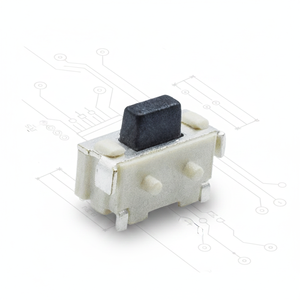 TS24CA EST-1126E 表面贴装式单常闭（1NC）电子轻触开关 侧推式平头 12V 50mA 塑料材质 - Product Image 2