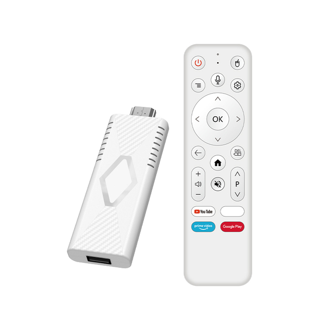 Android 14 TV Stick RK3518 2GB RAM 16GB ROM Dual Band WiFi BT Voice Remote 4K Ultra HD Smart TV Box Fire Stick