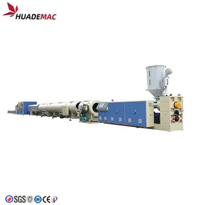 2 Layers PE 63-250 Pipe With 90 & 75 Single Screw Extruder Production Line