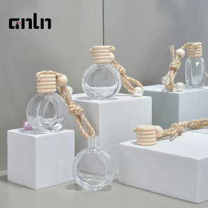 ANLN Nắp Gỗ Rỗng 10Ml Chai Nước Hoa Treo Làm Mát Không Khí Bằng Thủy Tinh Cho Xe Hơi Chai Nước Hoa Khuếch Tán - Product Image 2