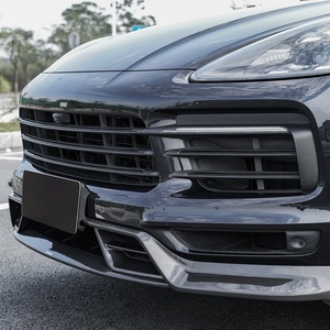 Spoiler de pare-chocs avant en fibre de carbone préimprégnée brillante pour <span class=keywords><strong>Porsche</strong></span> <span class=keywords><strong>Cayenne</strong></span> Coupé 9YA 9YB 2018-<span class=keywords><strong>2023</strong></span> - Product Image 4