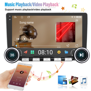 10.1 inch đài phát thanh xe nút núm kép Android Carplay bt-kích hoạt wifi DSP đa phương tiện xe Stereo Car DVD Player - Product Image 3
