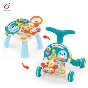 Chengji 2 in 1 attività musicale camminatore bambino educazione precoce imparare a camminare multifunzionale passeggiatore a batteria