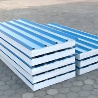 Pared de panel sándwich de acero para la construcción de techos y paredes de talleres