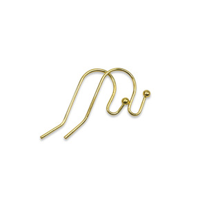Ganchos para pendientes de formas variadas, chapados en cobre, para la fabricación de pendientes, componentes para joyería, 88 piezas, empaquetados en bolsa. - Product Image 3