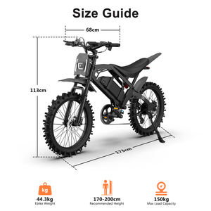 Bicicleta Eléctrica Todoterreno QMwheel V20 con Llantas Gruesas, 250W, Frenos Hidráulicos, 17 Pulgadas, para Adultos, STOCK UE, Bicicleta Eléctrica de Montaña, E-Bike - Product Image 4