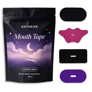 Anthrive Nastro Adesivo Premium per Dormire Meglio in Seta di Bambù/Cotone, Profumato alla Lavanda, con Foro per Respirare, Contro il Russare - Product Image 1