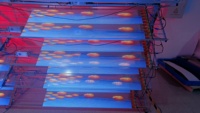 RMGLED Transparent Fenêtre Verre LED Film Écran Sûr Pratique Étui De Protection pour Centres Commerciaux Métros Affiche Numérique