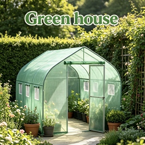 Invernadero de Jardín Impermeable con <span class=keywords><strong>Malla</strong></span> Anti-UV, Túnel de Cultivo de Plantas con Múltiples Ventanas de Ventilación para Cultivo de Vegetales al Aire Libre - Product Image 3