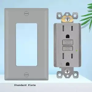 GW15 American standard Garage Duplex Receptacle 15a TR WR 110v GFCI Outlet For North American Market