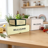 Boîte à pâtisserie en carton pliable personnalisée avec logo imprimé, pour boulangerie, pâtisserie, gâteaux, pain, macarons, biscuits, mochi, beignets, qualité alimentaire