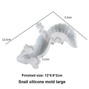 YS 3D ضفدع سحلية راتنجات الايبوكسي سيليكون قوالب قرن كامبس ديي اليدوية فن المنزل قالب الجص - Product Image 6