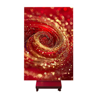 Afficheur LED 960x1920mm P2.5, écran publicitaire numérique couleur pleine résolution pour intérieur, signalétique LED pour centre commercial, magasin de détail, exposition