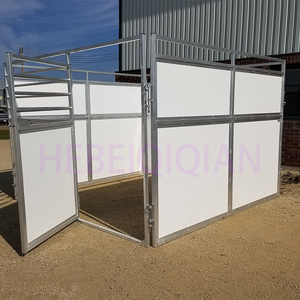 <span class=keywords><strong>Box</strong></span> de stockage <span class=keywords><strong>pour</strong></span> <span class=keywords><strong>chevaux</strong></span> portables <span class=keywords><strong>en</strong></span> métal galvanisé à chaud à installation rapide, panneaux de <span class=keywords><strong>box</strong></span> préfabriqués <span class=keywords><strong>pour</strong></span> extérieur avec porte à charnières personnalisée - Product Image 1