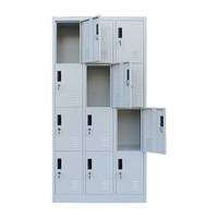 Armoire en acier de petite taille, casier métallique, armoire de rangement pour chambre compacte, chambre de location