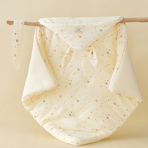 Manta de Muselina Suave y Ecológica de Alta Calidad para Invierno, de Doble Cara, 100% Algodón, con Varios Diseños, para Envolver al Bebé o como Edredón - Product Image 5