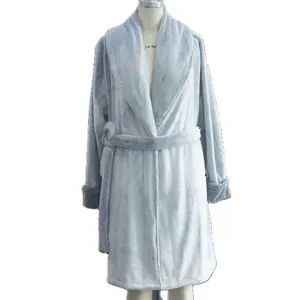 Fábrica Personalizado Fofo Sono Robe para As Mulheres Novo Design Lady Vestido De Vestir Longo Popular Dormir Thick Inverno Robe