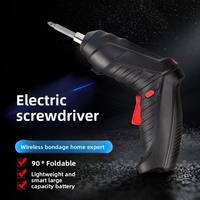 Perceuse-visseuse électrique sans fil rechargeable de qualité industrielle, pliable, avec batterie au lithium, couple maximal de 3,5 Nm, pour usage domestique et bricolage