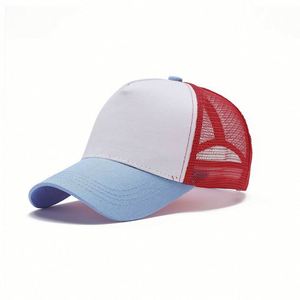Gorra Trucker de Dos Tonos en Stock, 5 Paneles, Algodón, Malla Exterior, Gorra de Béisbol - Product Image 5