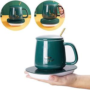 Modern Akıllı Elektrikli USB Ofis Özel Seramik Su Bardağı Ev Hediye Seti Seramik Kahve Kupa Isıtıcı Bardak Zarif Hediye Isıtıcı Kupa - Product Image 3