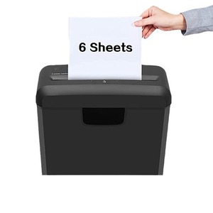 Electric Office <b>Shredder</b> A4 6 Sheet Cross Cut Desktop <b>Paper</b> Cutter OS607 10L Capacity - Product Image 4