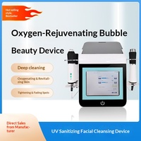 Appareil de rajeunissement facial à oxygène et CO2 2-en-1, portable, haute pression, à jet, pour usage commercial