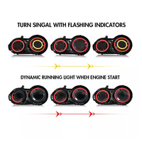 Feux arrière Full LED RGB fumés avec éclairage de bienvenue dynamique, sans code d'avertissement Canbus, compatibles avec Nissan GT-R R35 Performance Vehicle