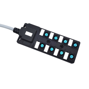 صناديق توزيع لمستشعر كرونز M12 PNP قناة واحدة بور 8 منفذ توزيع مدمج 3 م - Product Image 4