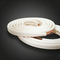 Tuyaux en cuivre isolés en spirale pour la réfrigération, tuyaux en cuivre bon marché de Chine, bobines de chauffage au gaz, tuyaux en cuivre de 5/8 pour climatiseur