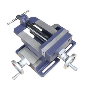 Độ chính xác chéo Vise qkf nhanh chóng loại nặng băng ghế dự bị chéo trượt Vise Mài Phụ Kiện máy phay vises máy công cụ - Product Image 3