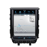 12.1 ''Android 10 Reproductor Para Carro pour Toyota Land Cruiser 2016 Tesla Style Écran Vertical DVD Lecteur De Voiture GPS Navigation